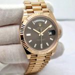 Rolex Day-Date 40 228235 (2024) - Black dial 40 mm Rose Gold case (16/16)