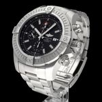 Breitling Super Avenger A13375 (2020) - Black dial 48 mm Steel case (2/8)