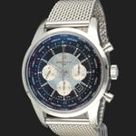 Breitling Transocean Chronograph Unitime AB0510U4 (2014) - Zwart wijzerplaat 46mm Staal (1/8)