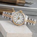 Rolex Lady-Datejust 69173 (1986) - Wit wijzerplaat 26mm Goud/Staal (2/8)