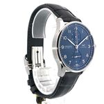 IWC Portuguese Chronograph IW371606 (2024) - Blauw wijzerplaat 41mm Staal (2/7)