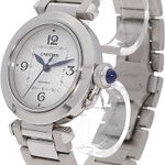 Cartier Pasha WSPA0013 (2021) - Silver dial 35 mm Steel case (3/5)