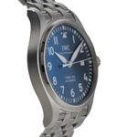 IWC Pilot Mark IW327014 (Onbekend (willekeurig serienummer)) - Blauw wijzerplaat 40mm Staal (7/8)