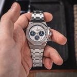 Audemars Piguet Royal Oak Chronograph 26315ST.OO.1256ST.01 (2021) - Silver dial 38 mm Steel case (2/8)