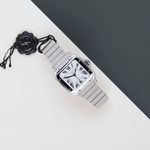 Cartier Santos WSSA0029 (2025) - Silver dial 35 mm Steel case (2/8)