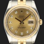 Rolex Datejust 36 116233 (2013) - 36mm Goud/Staal (2/8)