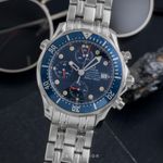 Omega Seamaster Diver 300 M 2599.80.00 (Onbekend (willekeurig serienummer)) - Blauw wijzerplaat 42mm Staal (1/8)