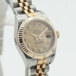 Rolex Lady-Datejust 179173 (2008) - Champagne dial 26 mm Gold/Steel case (4/8)