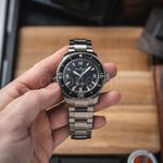 Blancpain Fifty Fathoms 5015-12B30-98B (2022) - Black dial 46 mm Titanium case (2/8)