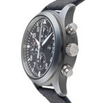 IWC Pilot Double Chronograph IW378601 (Unknown (random serial)) - Black dial 44 mm Ceramic case (6/8)