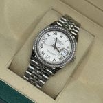 Rolex Datejust 36 126284RBR (2024) - Zilver wijzerplaat 36mm Staal (8/8)