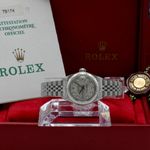 Rolex Lady-Datejust 79174 (2001) - Zilver wijzerplaat 26mm Staal (3/7)