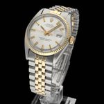 Rolex Datejust 1601 (1970) - Silver dial 36 mm Gold/Steel case (2/7)