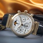 IWC Da Vinci Perpetual Calendar IW375003 (1998) - White dial 39 mm Yellow Gold case (2/8)