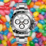 Rolex Daytona 116500LN (2018) - Wit wijzerplaat 40mm Staal (1/8)