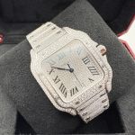 Cartier Santos WSSA0018 (2020) - Zilver wijzerplaat 40mm Staal (1/8)