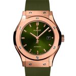 Hublot Classic Fusion 542.OX.8980.RX (2024) - Groen wijzerplaat 42mm Roségoud (1/3)