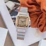 Cartier Santos Galbée 1567 (1995) - 24 mm Gold/Steel case (1/8)