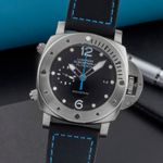 Panerai Luminor Submersible 1950 3 Days Automatic PAM00614 (Unknown (random serial)) - Black dial 47 mm Titanium case (3/8)
