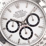 Rolex Daytona 16520 (1996) - Wit wijzerplaat 40mm Staal (2/8)