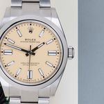 Rolex Oyster Perpetual 41 134300 (2026) - Beige wijzerplaat 41mm Staal (5/8)