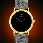 Omega De Ville 195.0075.2 (1986) - Black dial 32 mm Gold/Steel case (1/8)