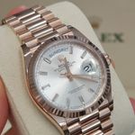 Rolex Day-Date 36 128235 (2025) - Onbekend wijzerplaat 36mm Roségoud (5/5)