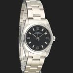 Rolex Oyster Perpetual 31 77080 (2007) - Black dial 31 mm Steel case (4/8)