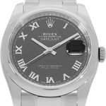 Rolex Datejust 36 116200 (2018) - Black dial 36 mm Steel case (1/5)