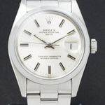 Rolex Oyster Perpetual Date 1500 (1979) - Zilver wijzerplaat 34mm Staal (1/7)