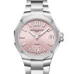 Baume & Mercier Riviera M0A10675 (2024) - Roze wijzerplaat 33mm Staal (2/3)