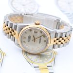 Rolex Datejust 36 16233 (Onbekend (willekeurig serienummer)) - Wit wijzerplaat 36mm Goud/Staal (7/8)