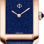 Baume & Mercier Hampton M0A10674 (2026) - Blauw wijzerplaat 35mm Roségoud (1/1)