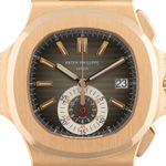 Patek Philippe Nautilus 5980R-001 (2011) - Brown dial 41 mm Rose Gold case (2/7)