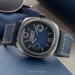 Panerai Radiomir PAM01348 (Onbekend (willekeurig serienummer)) - Blauw wijzerplaat 45mm Staal (2/8)