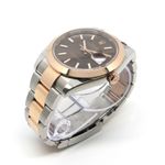 Rolex Datejust 41 126301 (2016) - Brown dial 41 mm Gold/Steel case (4/6)