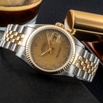 Rolex Datejust 36 16233 (1991) - Champagne dial 36 mm Gold/Steel case (2/8)