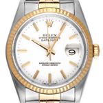Rolex Datejust 36 16233 (1988) - 36mm Goud/Staal (1/8)
