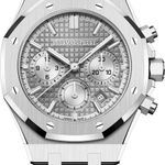 Audemars Piguet Royal Oak Chronograph 26715ST.OO.1356ST.02 (2024) - Grijs wijzerplaat 38mm Staal (1/8)