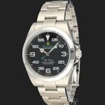 Rolex Air-King 126900 (2022) - Zwart wijzerplaat 40mm Staal (1/8)