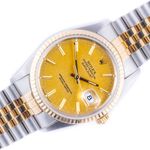 Rolex Datejust 36 16233 (1991) - 36mm Goud/Staal (1/8)