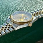 Rolex Datejust 36 16233 (1995) - Gold dial 36 mm Gold/Steel case (7/8)