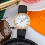 Patek Philippe Calatrava 3944 (1980) - Wit wijzerplaat 33mm Geelgoud (1/8)