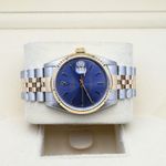 Rolex Datejust 36 16233 (1996) - Blauw wijzerplaat 36mm Goud/Staal (4/6)