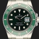 Rolex Submariner Date 116610LV (2016) - Groen wijzerplaat 40mm Staal (2/8)