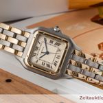 Cartier Panthère 110000R (Unknown (random serial)) - Silver dial 27 mm Gold/Steel case (2/8)