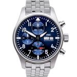 IWC Pilot Chronograph IW388102 (2021) - Blauw wijzerplaat 41mm Staal (1/6)