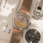 Patek Philippe Annual Calendar 5035P (1999) - Black dial 37 mm Platinum case (8/8)