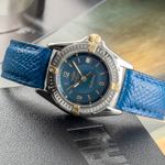 Breitling Callistino B52045 (1995) - Blauw wijzerplaat 28mm Staal (2/8)