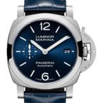 Panerai Luminor Marina PAM01370 (2024) - Blauw wijzerplaat 40mm Staal (1/1)